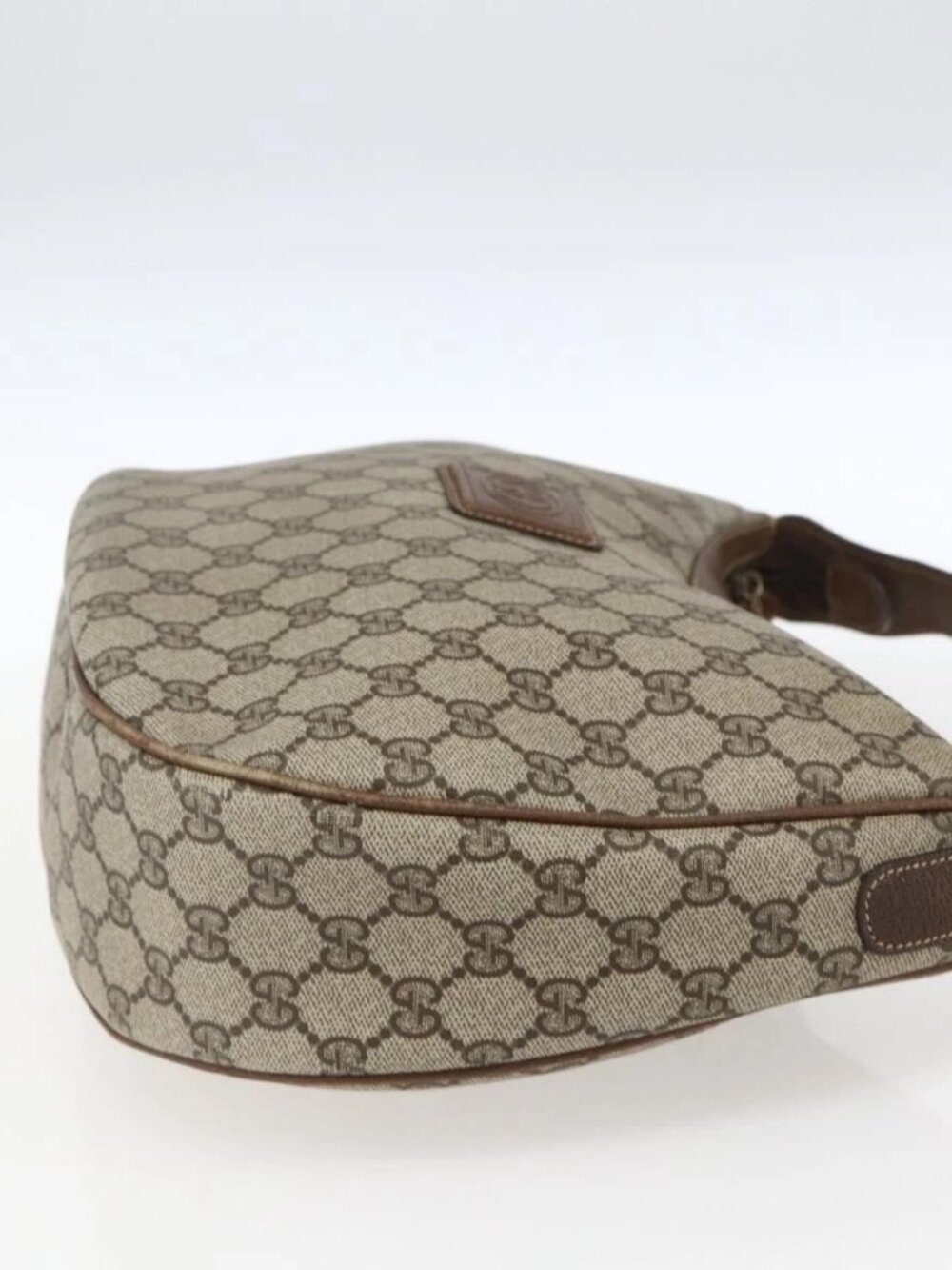 GUCCI GG Supreme Shoulder Bag PVC Beige Gold 001 256 0719 Auth mr2014 - Picture 6 of 16